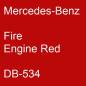 Preview: Mercedes-Benz, Fire Engine Red, DB-534.